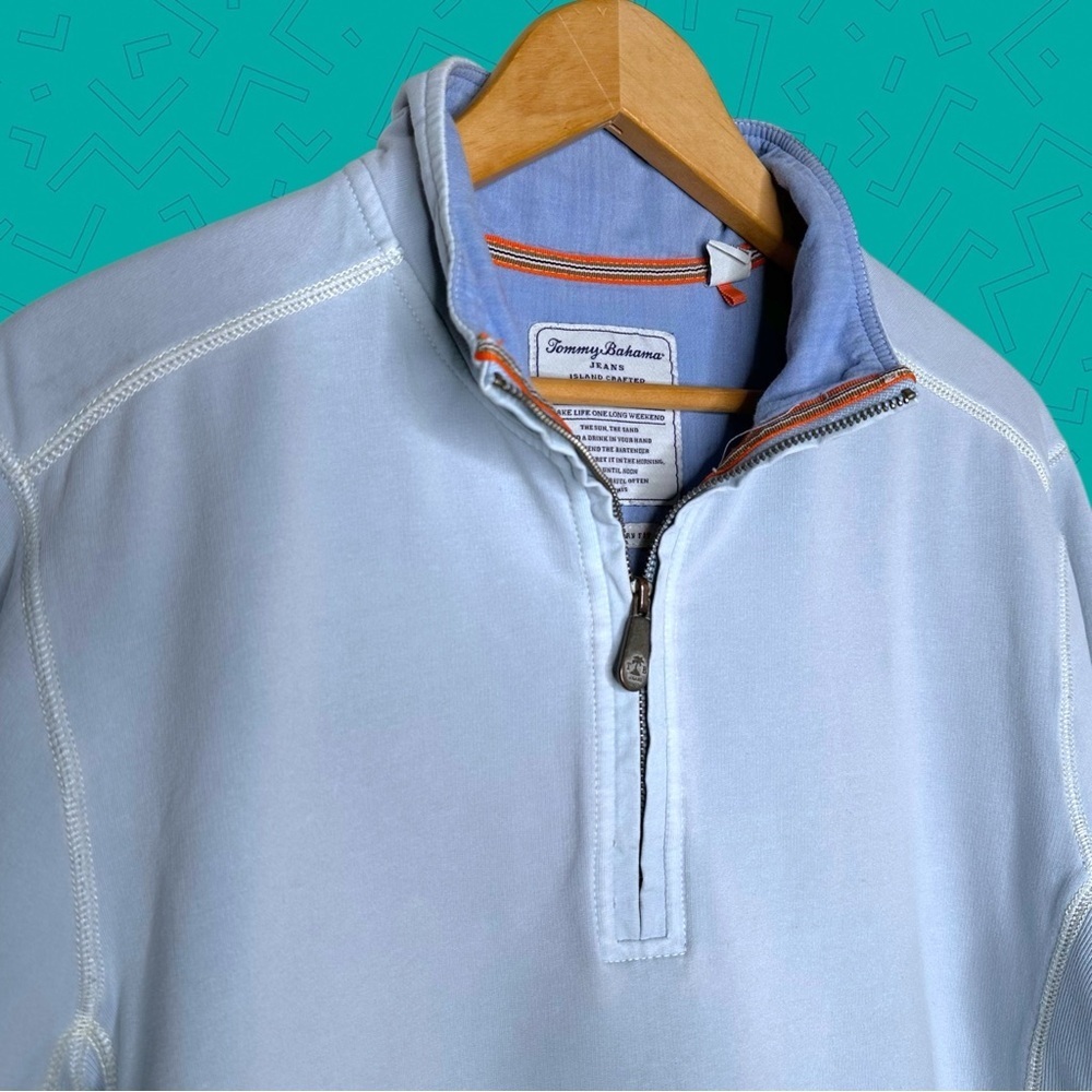 Tommy Bahama Tidemark Quarter Zip Pullover Sweater